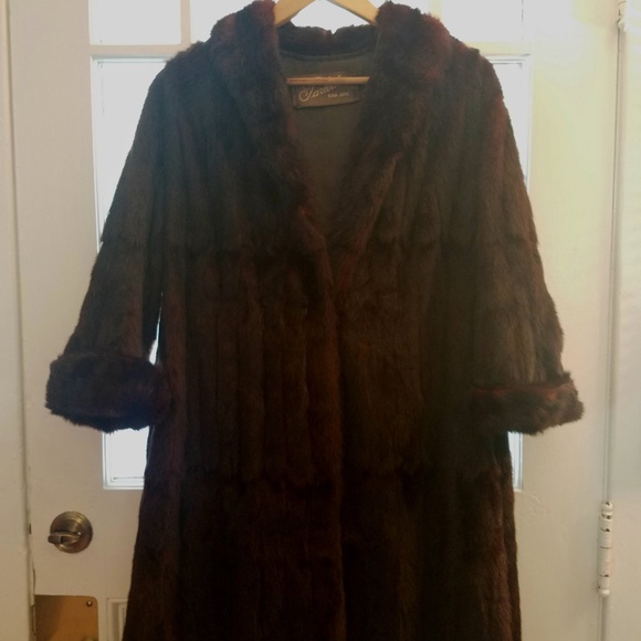VINTAGE MINK FUR COAT - Picture 1 of 7